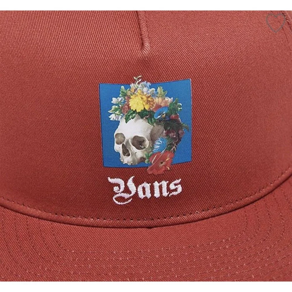 VANS Jockey Death Bloom Snapback Chili Oil Hat  Men’s Сap Brand New With Tags - Picture 4 of 5